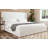 Boucle Bed Frame, Upholstered Cloud Bed Frame With Headboard, Solid Wood Legs And Slats, No Box Spring Needed-855453990
