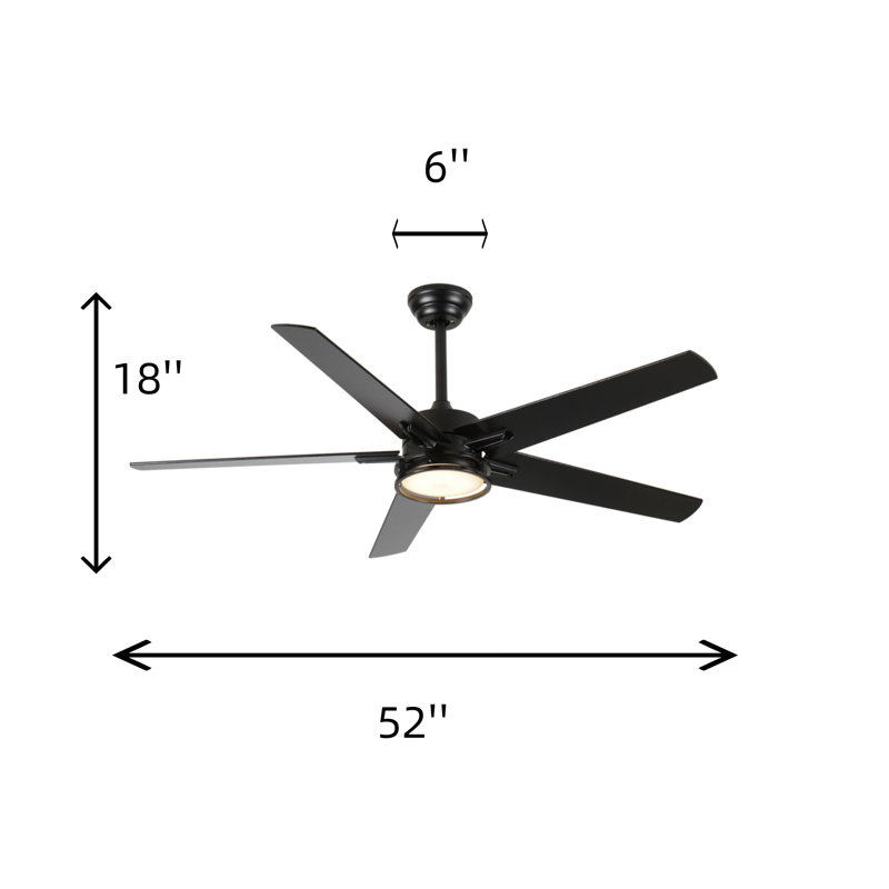 52-inch Ceiling Fan With Lighting