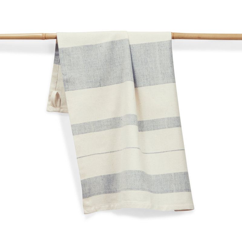 Stripe Tea Towel Kitchen Towel, Chantilly