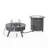 Walbrooke Round Propane Smokeless Fire Pit Table with Hidden Fuel Tank-88692505