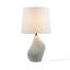 Lampe de table asymétrique en céramique grise Voir ci-dessous