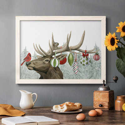 Festive Forest Collection, peinture sur toile encadrée