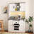 Large Kitchen Buffet Coffee Bar Sideboard Table