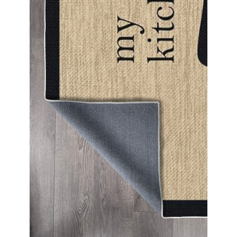 Tapis en coton Sarahi, Rectangle 2 pi 7 po x 3 pi 11 po