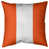 Orange / blanc
