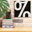 «P ponctuated Black Square 4» par Michael Mullan, art mural sur toile-158051459