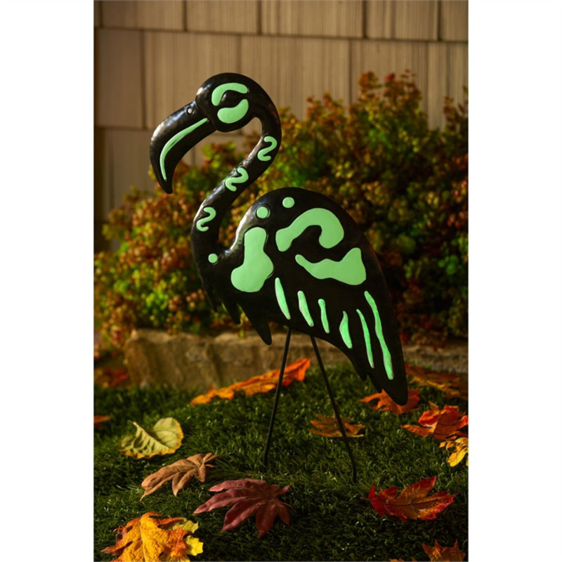 Piquets de jardin Flamingo foncé