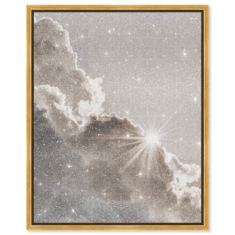 Sun Rays II Print by Oliver Gal, 37" H x 31" W, Gold Floater Frame
