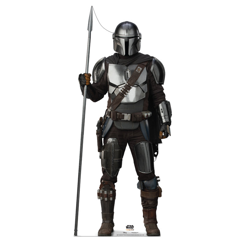 «The Mandalorian with Spear» en carton
