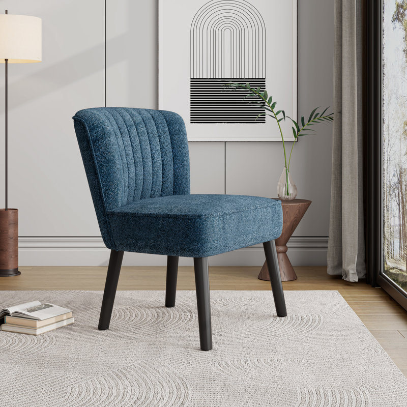 Chaise avec dossier Shellback, chaise d'appoint, chaise d'appoint moderne, chaise rembourrée, Marine