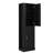 Tall Freestanding Bathroom Storage Linen Cabinet with Side Hooks & Adjustable Shelves, Durable MDF Floor Storage Organizer for All Bathrooms-1288385663
