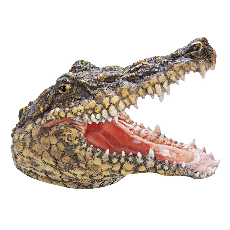 Statue de crocodile Chomper's Gonna Get You, Simple