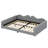 Dashona Full Size Upholstered Sherpa Fabric Sofabed With Cloud-Shaped Backrest-923243782-929316530