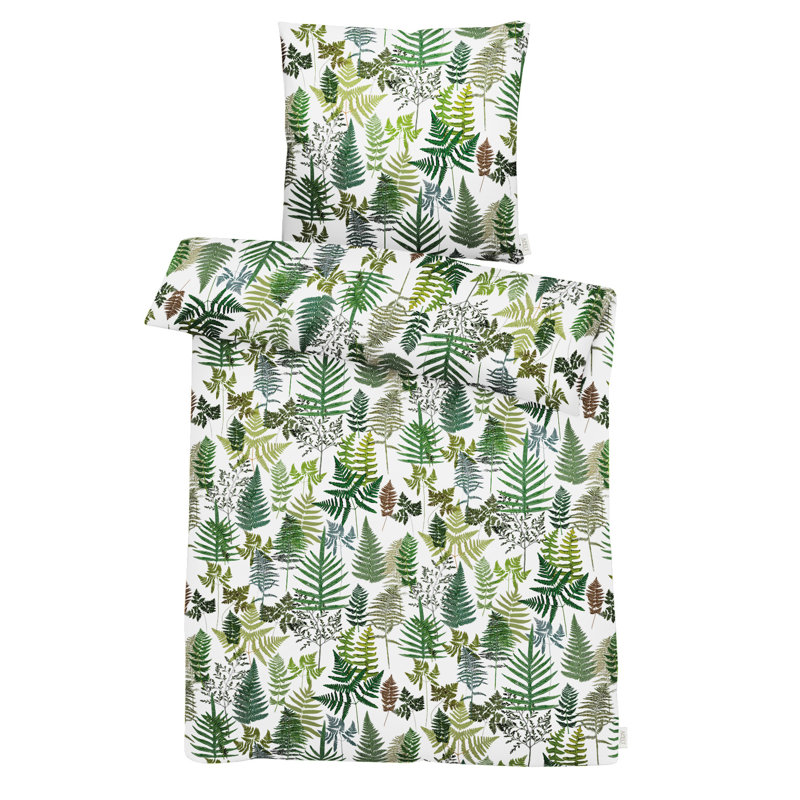 Floral Duvet Cover Set with Pillowcases, Single - 1 Pillowcase (80 x 80 cm)