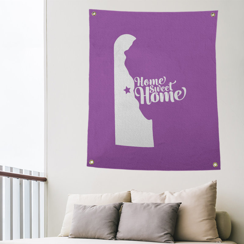 Tapisserie murale dover doux pour la maison, H 36 po x l 26 po, Violet