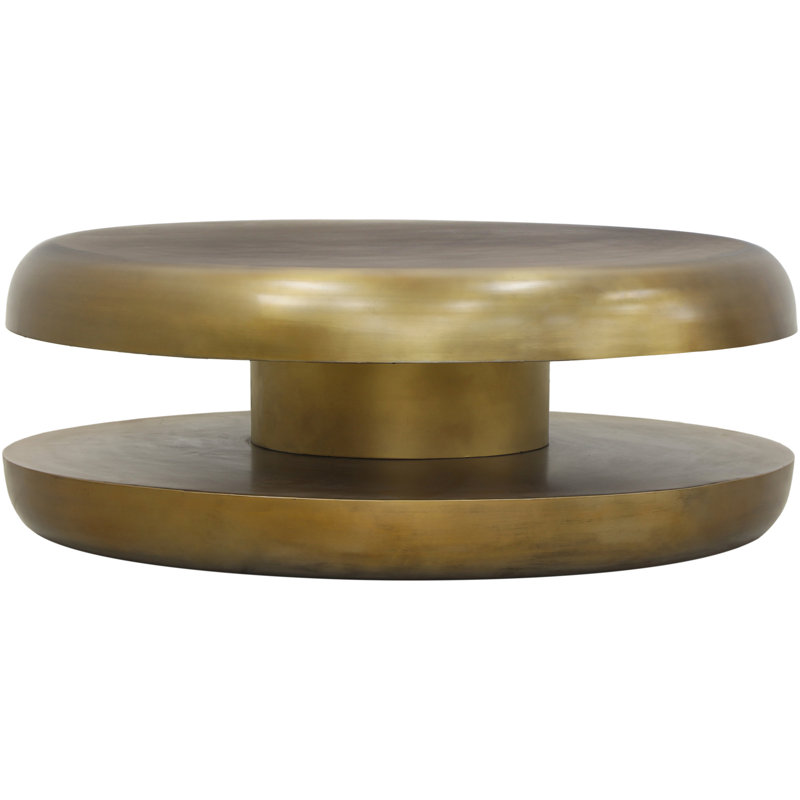 Table basse Jamison, Doré