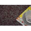 Ensemble de tapis intérieur / extérieur en nylon touffeté à la machine géométrique bourgogne-439627479