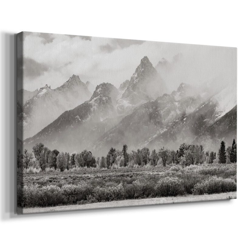 Teton Range -Gallery Wrapped Cavas, 24X36