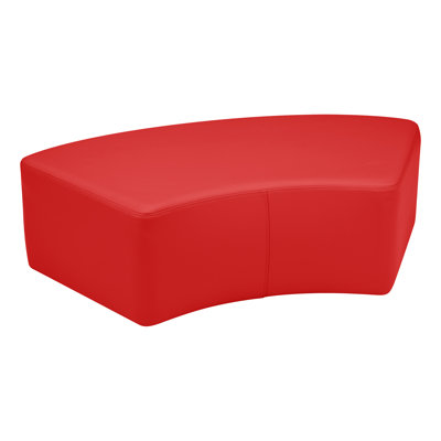 Shapes Series II Modular Collaborative Soft Seating S-Curve Stool with Foam Padded Seat