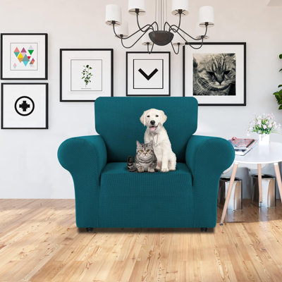 Polyester Box Cushion Armchair Slipcover