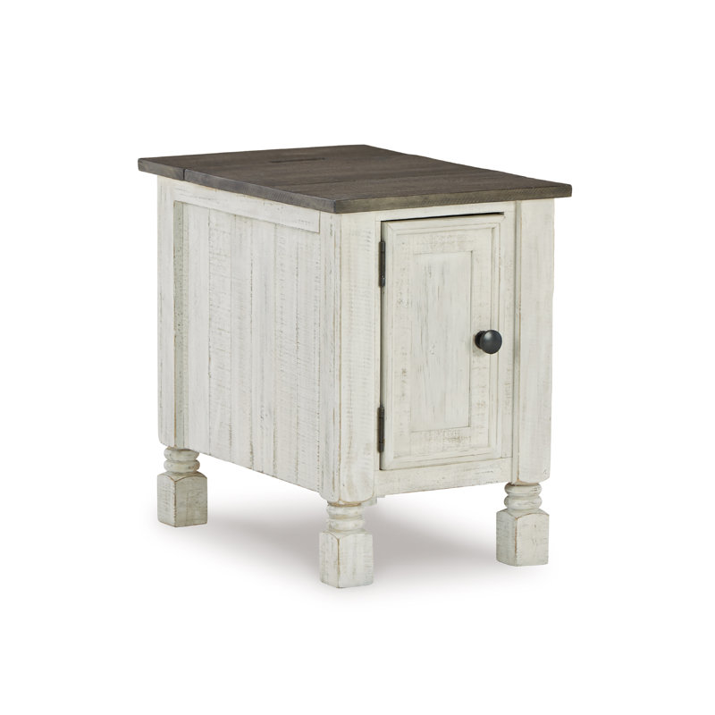 Darlicia End Table and Built-In Outlets