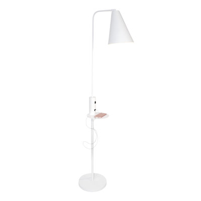 Electra 160cm Tray Table Floor Lamp with USB