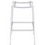 Tabourets de bar modernes sans dossier (lot de 2) avec finition et design impressionnants pour salle à manger ou cuisine. Style contemporain, repose-pieds et allure sophistiquée.