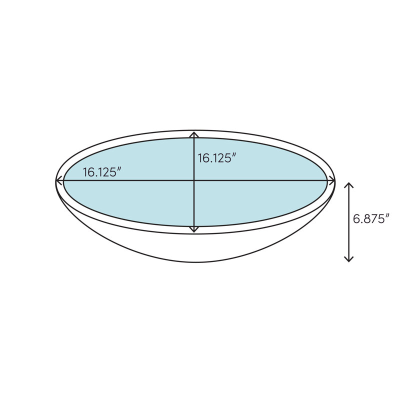 KOHLER Camber, ARTIST EDITIONS Round Undermount Bathroom Sink, Bouclé Tweed