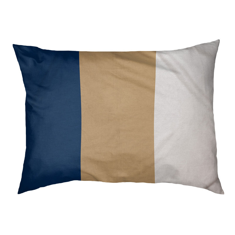 Coussin Arizona, Grand (l 40 po x P 30 po x H 14 po), Bleu marine / or Kasota des Twins de Minnesota / b