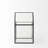 Amarina Clear And Black Glass and Metal Terrarium Box-928590499