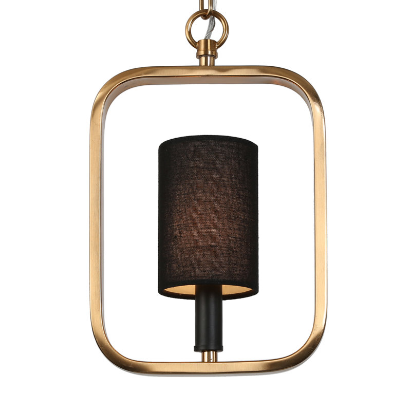 1-Light Kitchen Island Mini Pendant Light Gold