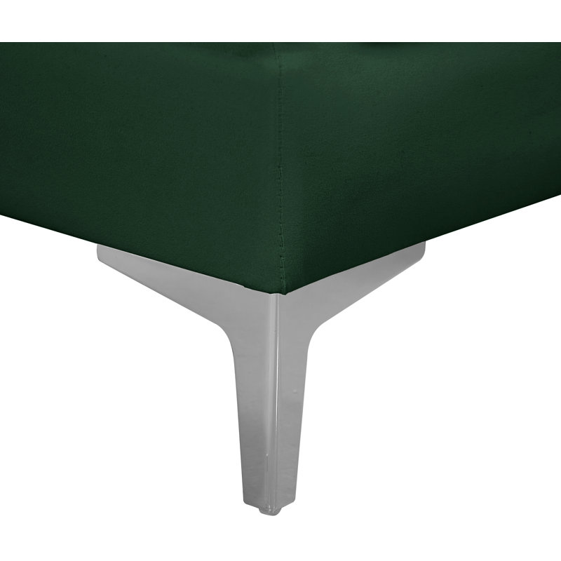 Canapé modulaire Enson, Velours vert