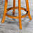 30" Bar Height Stool With In Natural, Soft Charcoal Fabric Seat Alluring-118575874-118575873