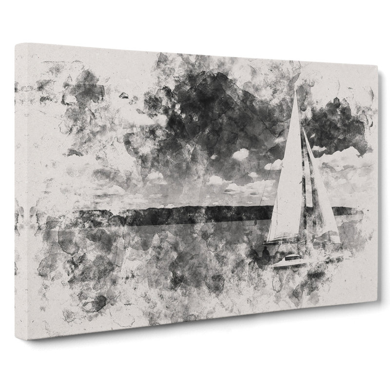 Sailing Boat Vol.3 - Wrapped Canvas Print, 35cm H x 50cm W x 3cm D
