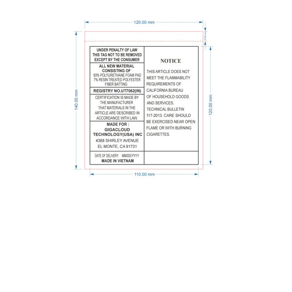 Dimensions du produit