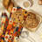 Pumpkin Plaid Oven Mitt Cotton Twill