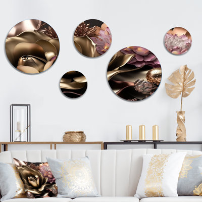 Plants & Flowers Wall Decor on Metal