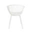 Chaises de salle à manger en plastique durable, style moderne pour la maison et le jardin