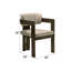 Chaise d'appoint en microfibre Destin (ensemble de 1)