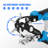 6-IN-1 Multifunction Hole Punch Plier for Straps Leather Dog Collars DIY Blue