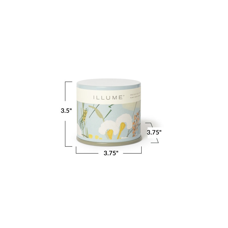 Bougie parfumée en étain de sel de mer Freshly Beautifully Done Essentials, Vanity Tin
