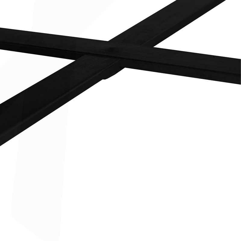 Table basse Briyan, Or, H 17,72 po x L 33,86 po x l 33,86 po, Naturel