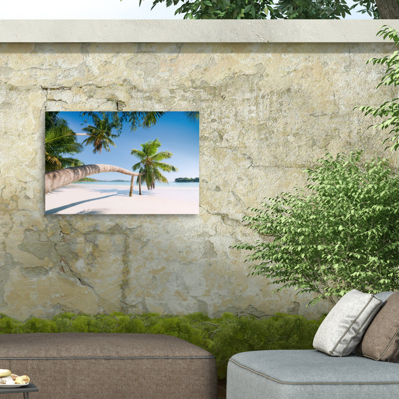 «Tropical Palm» sur impression sur toile, H 16 po x l 24 po