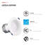 Luminaire encastré à DEL Core de 4 po à intensité variable (blanc chaud/blanc chaud), diffuseur antiéblouissement, sans boîtier, température de couleur réglable de 2 700 K à 5 000 K, 800 lm, 10 W, IRC 90+, étanche à l'air (norme IC), résistant à l'humidité, certifié ETL, blanc-136062728