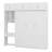 Wall Murphy Bed With Desk,Top Cabinet And Storage Shelves,Space Saving Foldable Bed-444569715-444569714