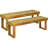 Solid Wood Acacia Outdoor Bench