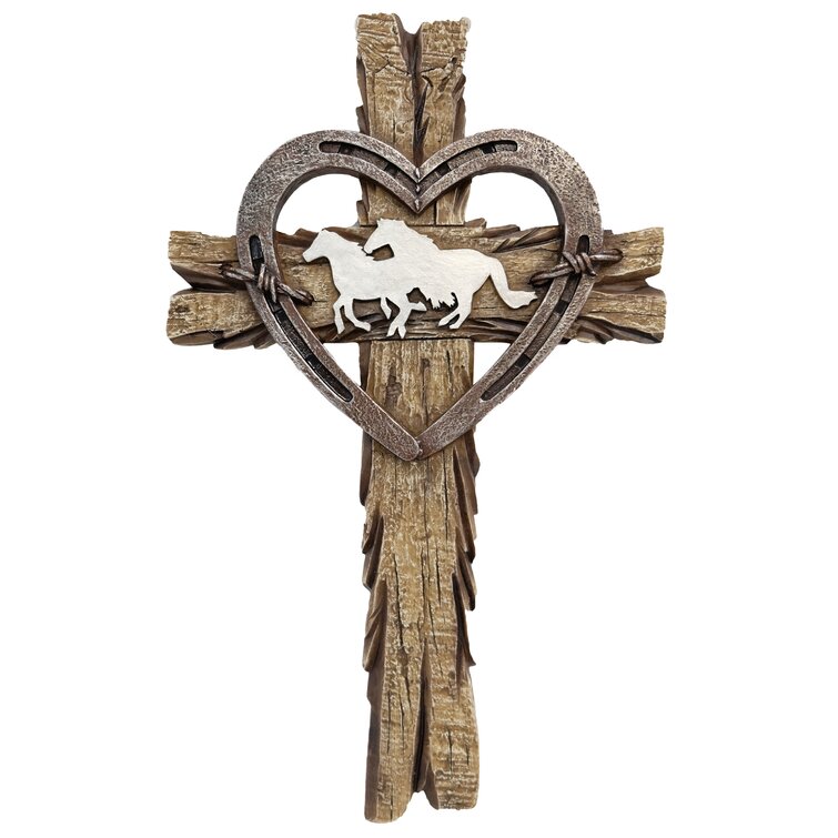 Horseshoe cross with heart  Horseshoe art, Horse shoe cross, Horseshoe