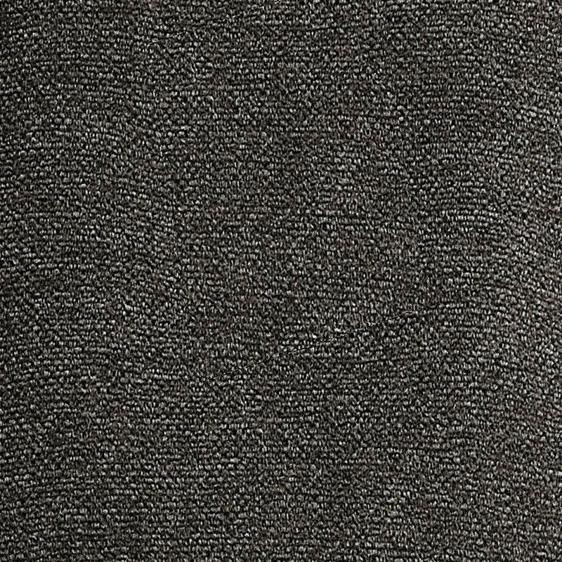 1 repose-pieds en tissu de chenille gris