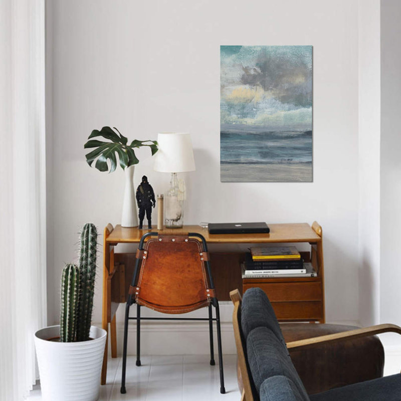 « beach rise i », impression sur toile, H 60 po x l 40po x P 1,5 po, Toile tendue, Pas de tapis