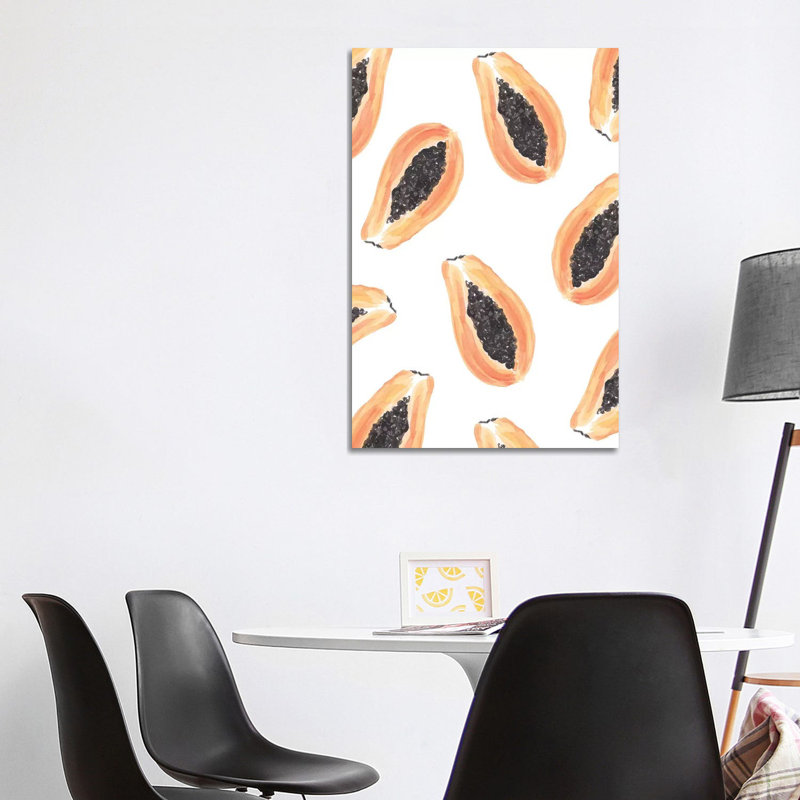 Papayas by Sabina Fenn - No Frame Gallery-Wrapped Canvas Giclée on Canvas, 101.6cm H x 66.04cm W